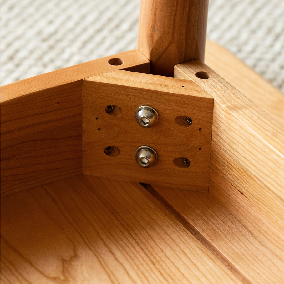 Scandinavian Cherry Wood Dining Table GREEN