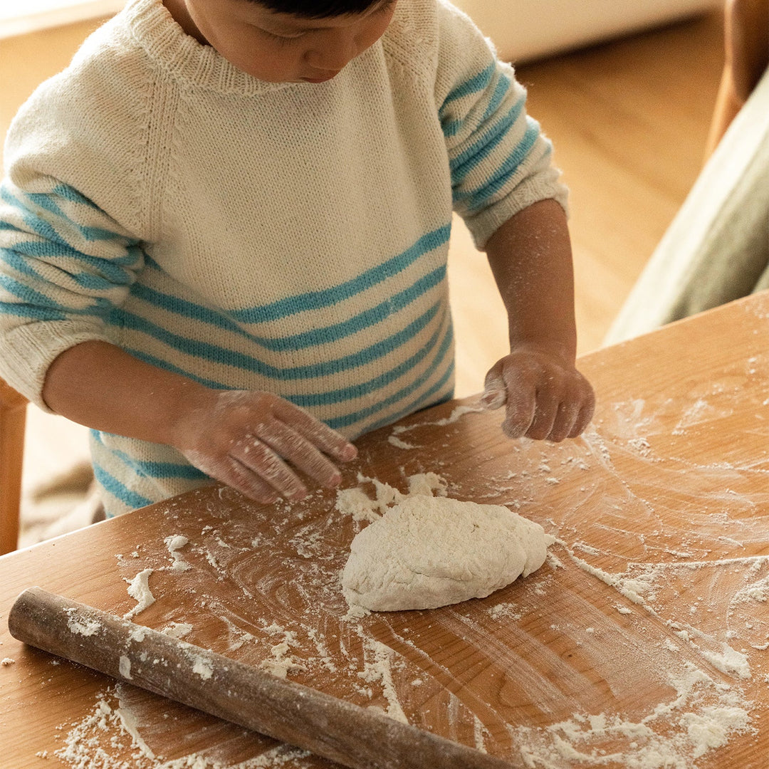 Scandinavian Cherry Wood Dining Table GREEN