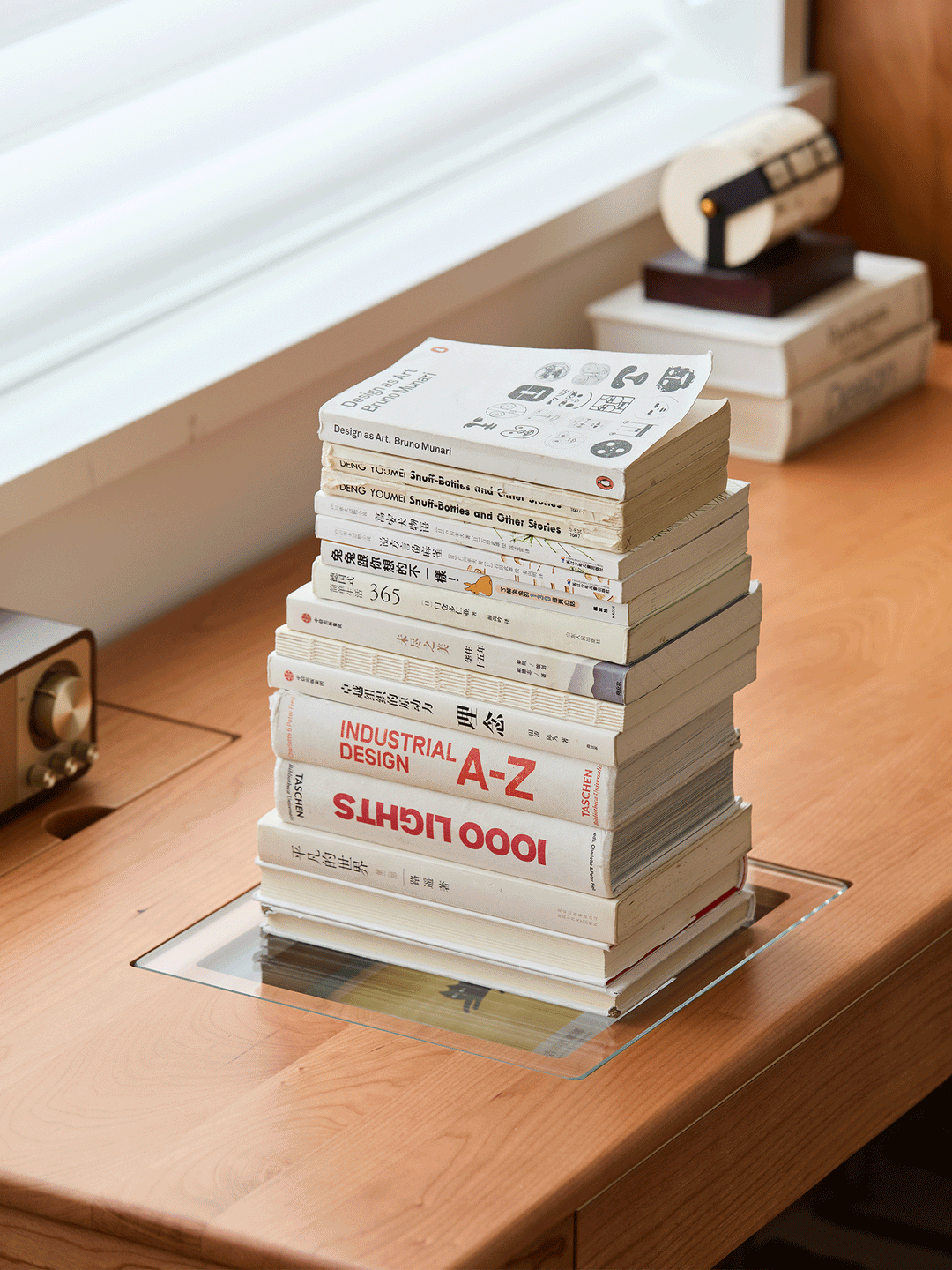 Scandinavian Cherry Wood Study Table TIMELESS