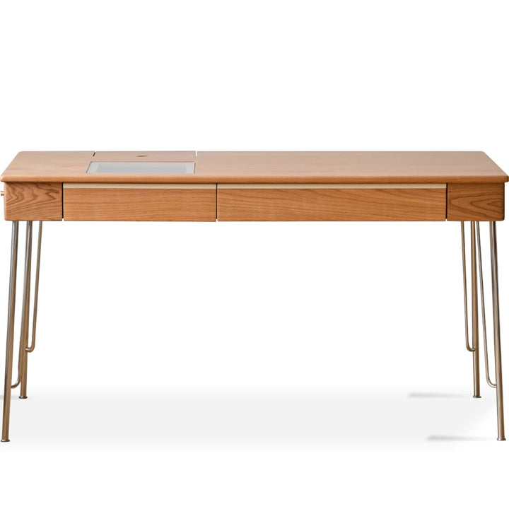 Scandinavian Cherry Wood Study Table TIMELESS
