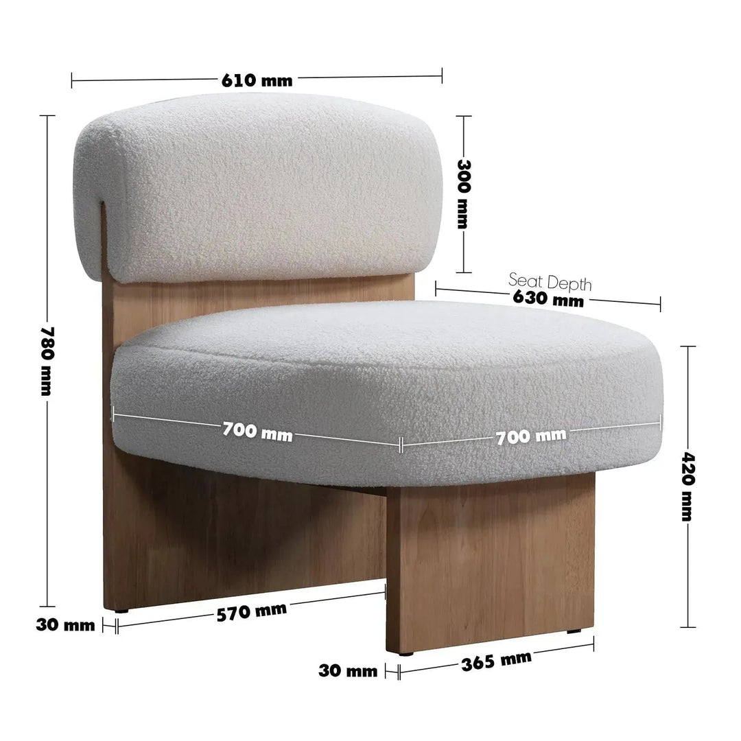 Cream sherpa fabric 1 seater sofa hygge size charts.