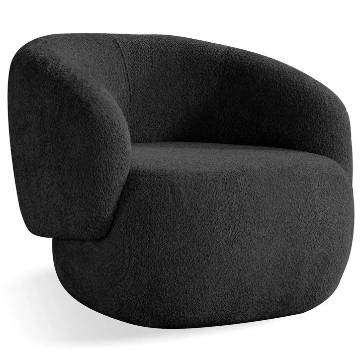 Cream fabric 1 seater sofa oslo layered structure.