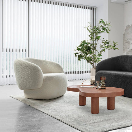 Cream Fabric 1 Seater Sofa OSLO Good to Know Preview-1