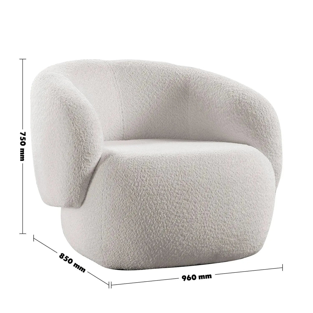 Cream fabric 1 seater sofa oslo size charts.
