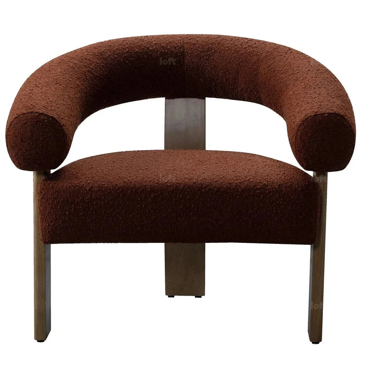 Japandi Boucle Fabric 1 Seater Sofa SERENITY