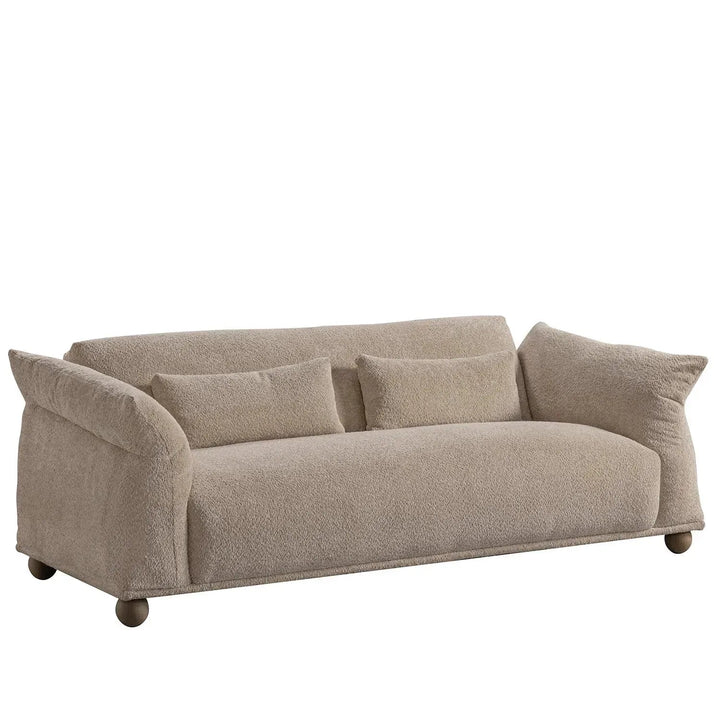 Cream Fabric 3 Seater Sofa FONDUE