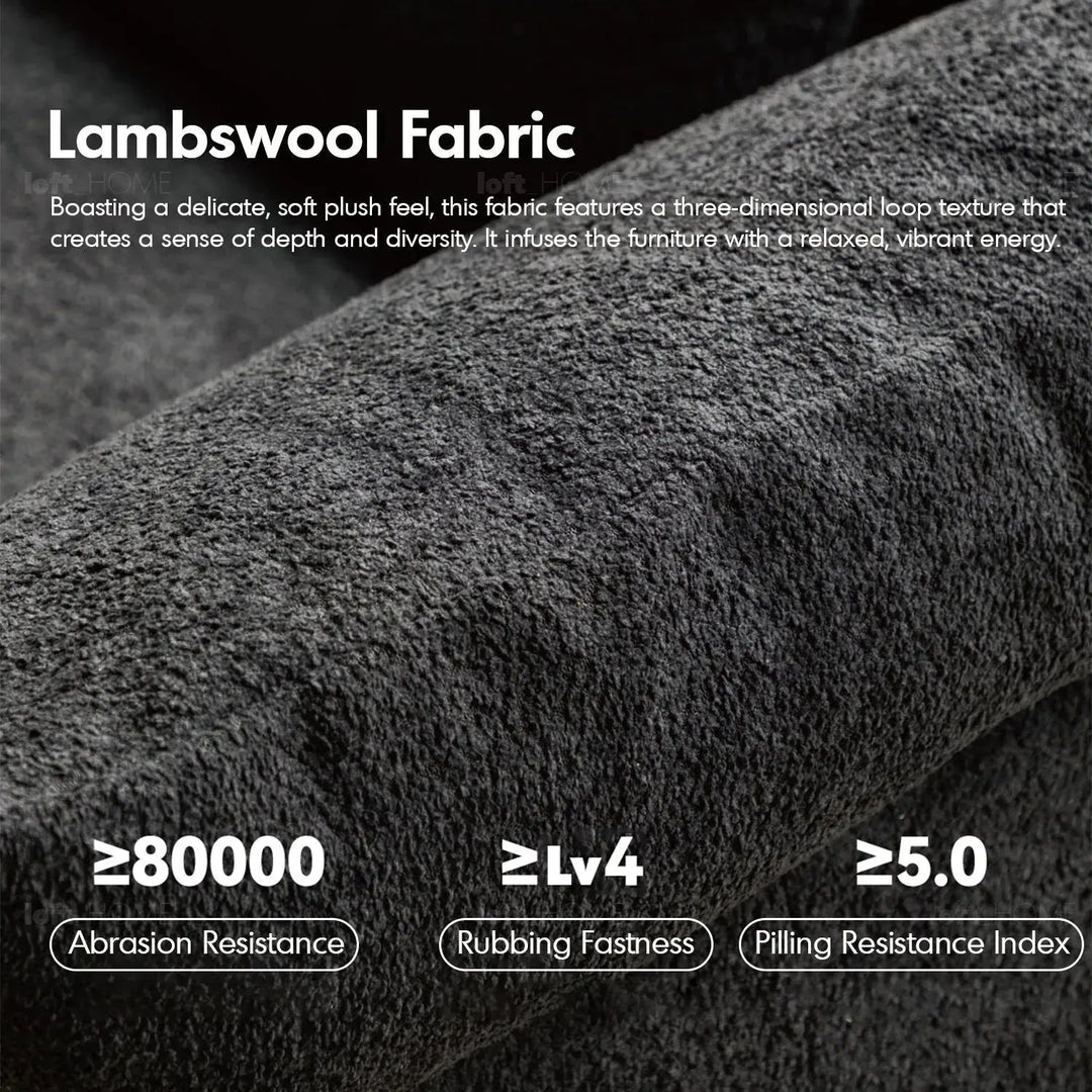 Cream Fabric 3 Seater Sofa FONDUE