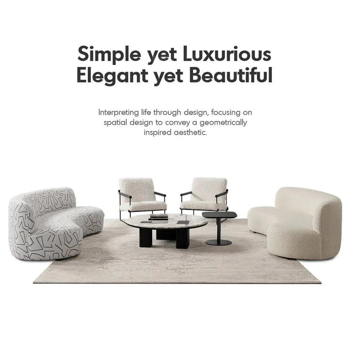 Modern fabric 3 seater sofa nostalgia with context.