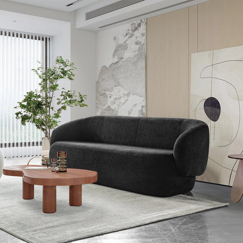 Cream fabric 3 seater sofa oslo primary product view.