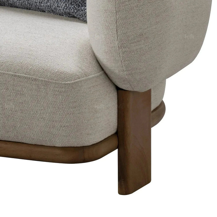 Scandinavian Fabric 3 Seater Sofa WALTZ