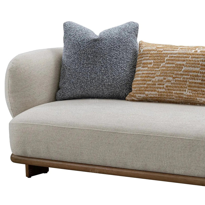 Scandinavian Fabric 3 Seater Sofa WALTZ Color Swatches