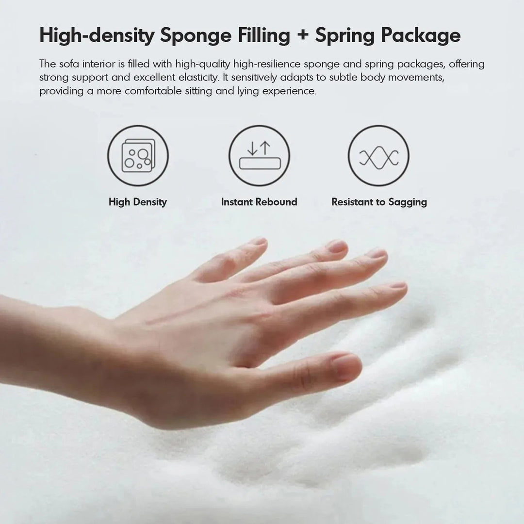 Scandinavian Fabric 3 Seater Sofa WALTZ