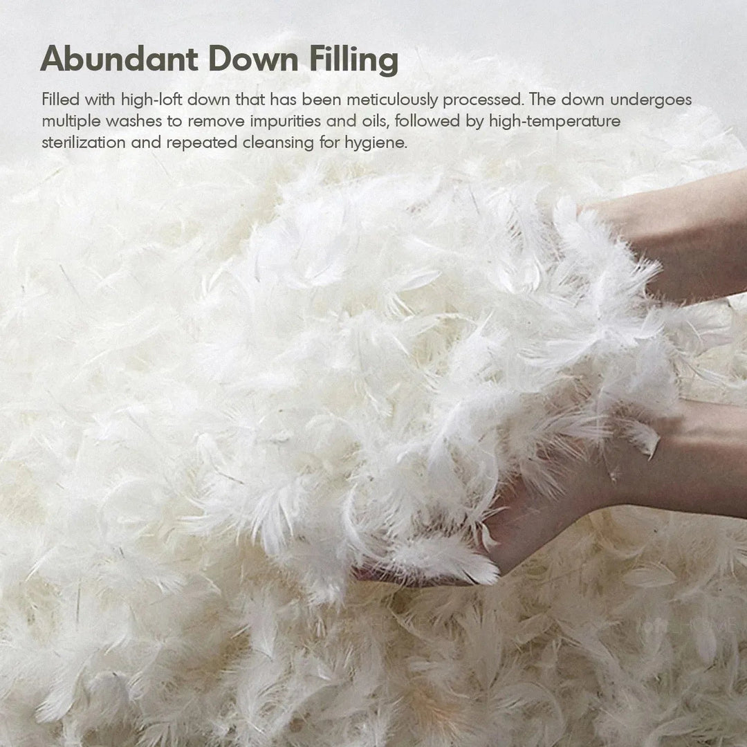 Cream Fabric 4 Seater Sofa FONDUE