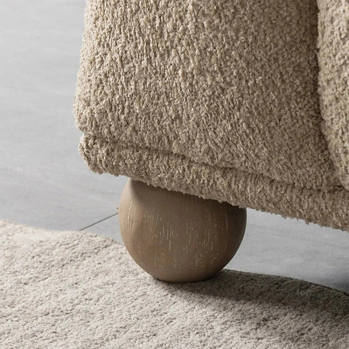 Cream Fabric 4 Seater Sofa FONDUE