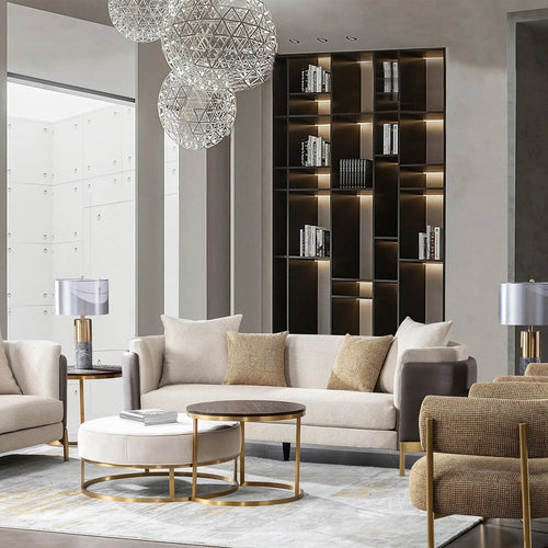 Modern Fabric 3 Seater Sofa GLAMOUR Good to Know Preview-1