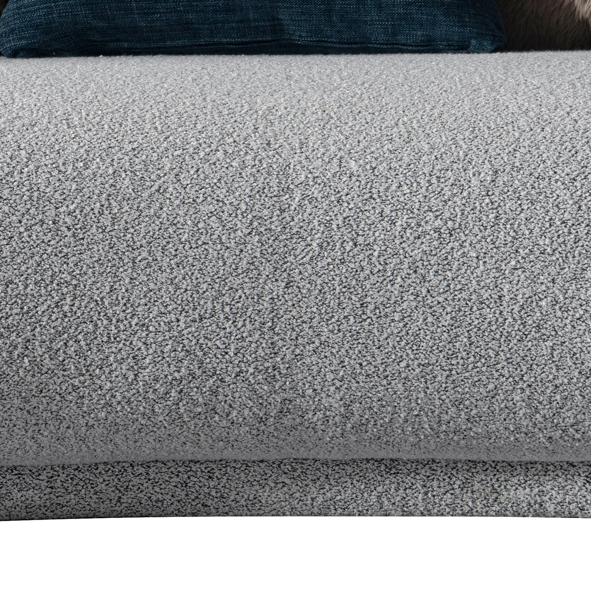 Cream Fabric 4 Seater Sofa HERITAGE Material Details Chart