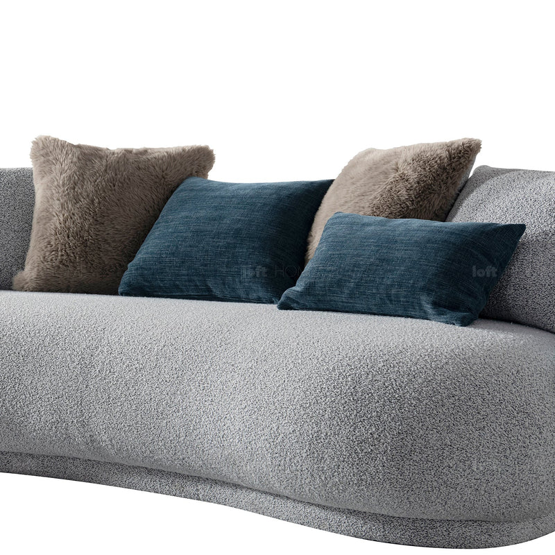 Cream Fabric 4 Seater Sofa HERITAGE Color Swatches