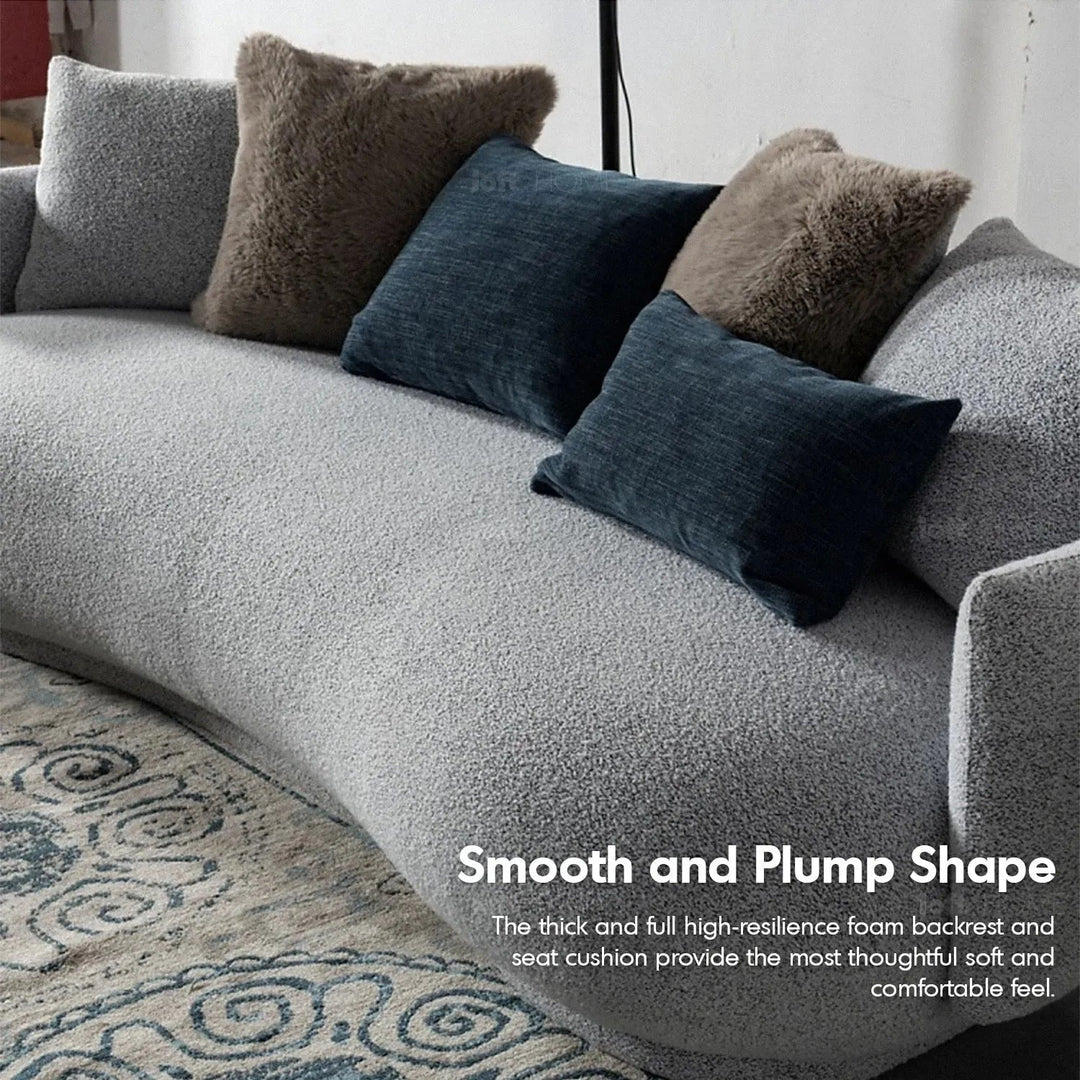 Cream Fabric 4 Seater Sofa HERITAGE