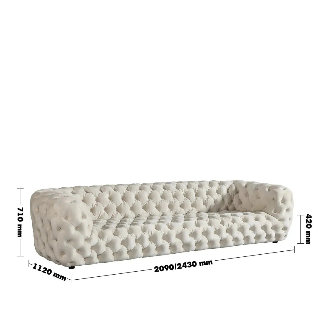 Vintage fabric 3 seater sofa mozart size charts.