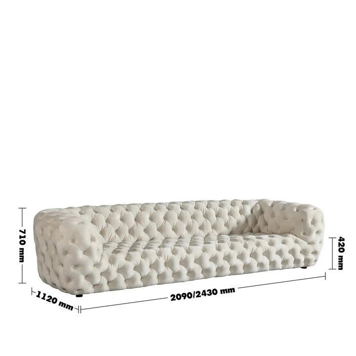 Vintage fabric 3 seater sofa mozart size charts.