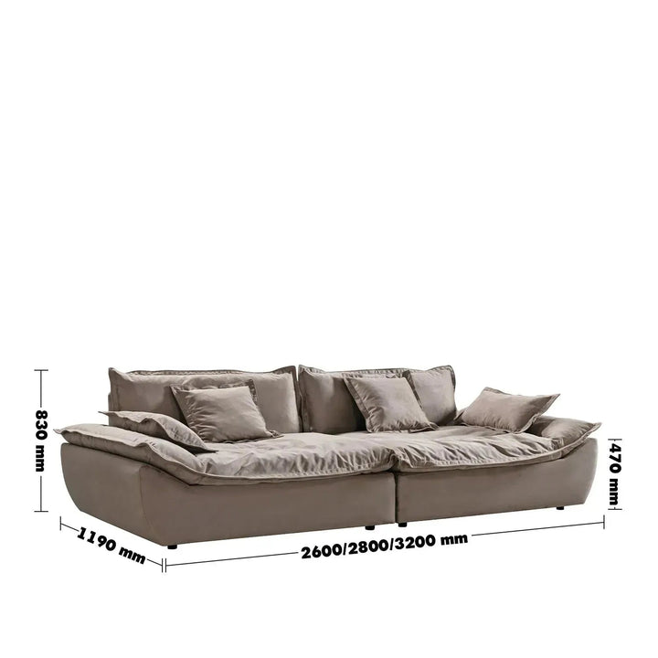 Contemporary Fabric 5 Seater Sofa SNUGGLE
