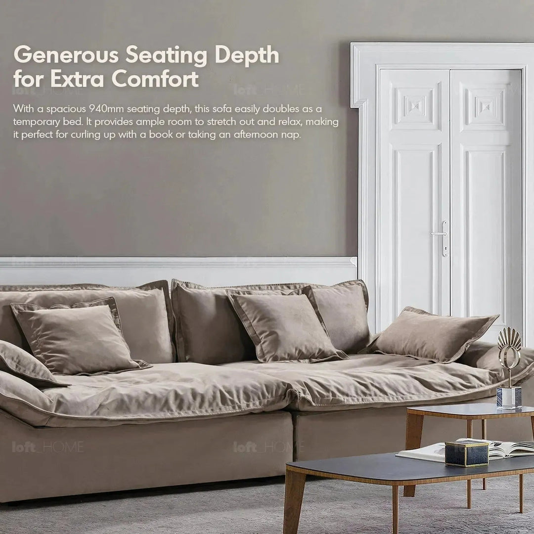 Contemporary Fabric 5 Seater Sofa SNUGGLE