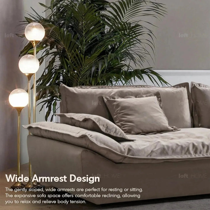 Contemporary Fabric 5 Seater Sofa SNUGGLE