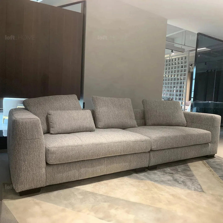 Modern Fabric 4 Seater Sofa ARCTIC