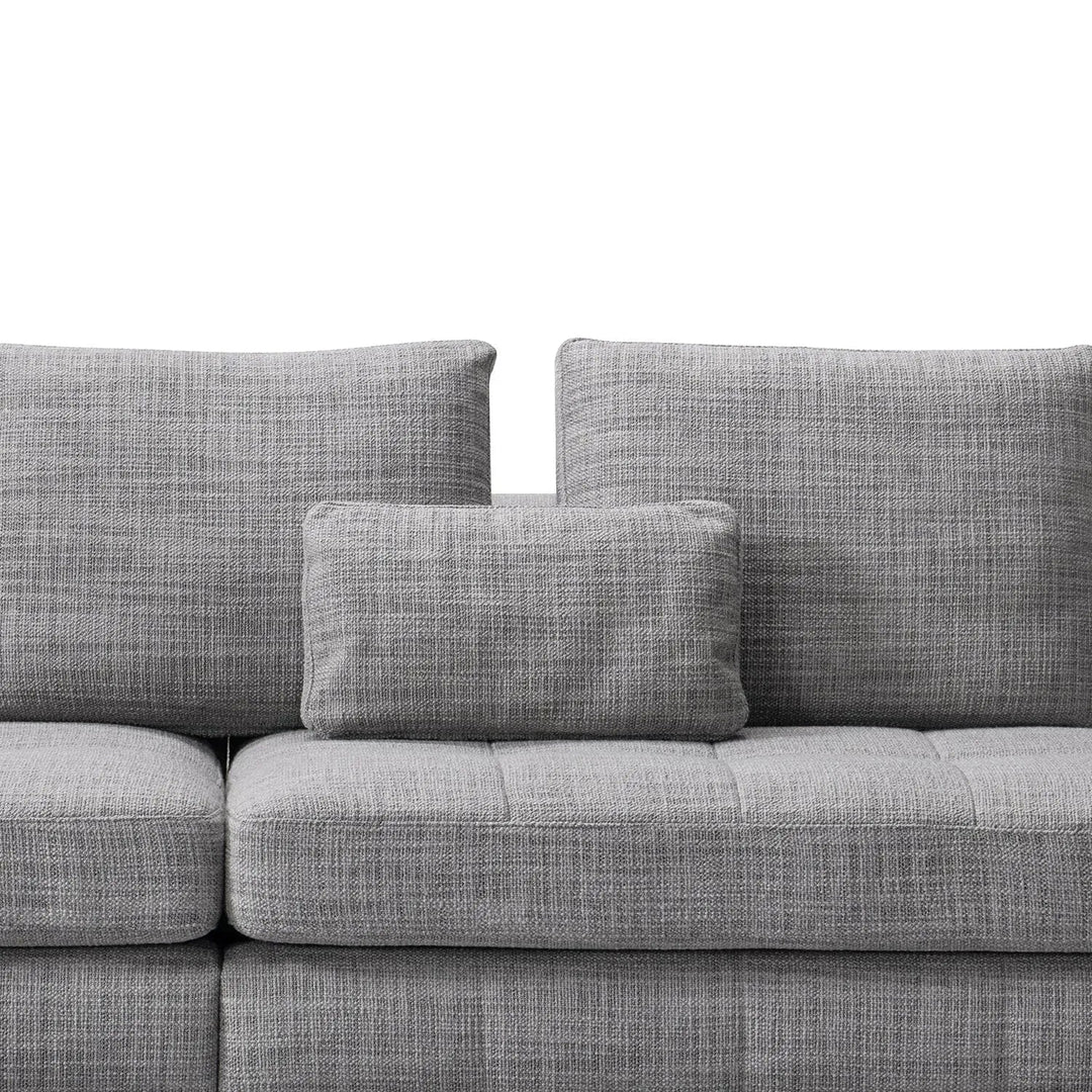 Modern fabric 4 seater sofa arctic layered structure.