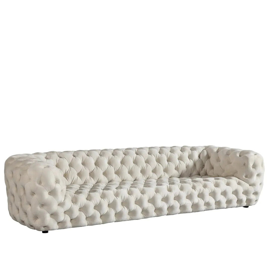 Vintage fabric 5 seater sofa mozart conceptual design.