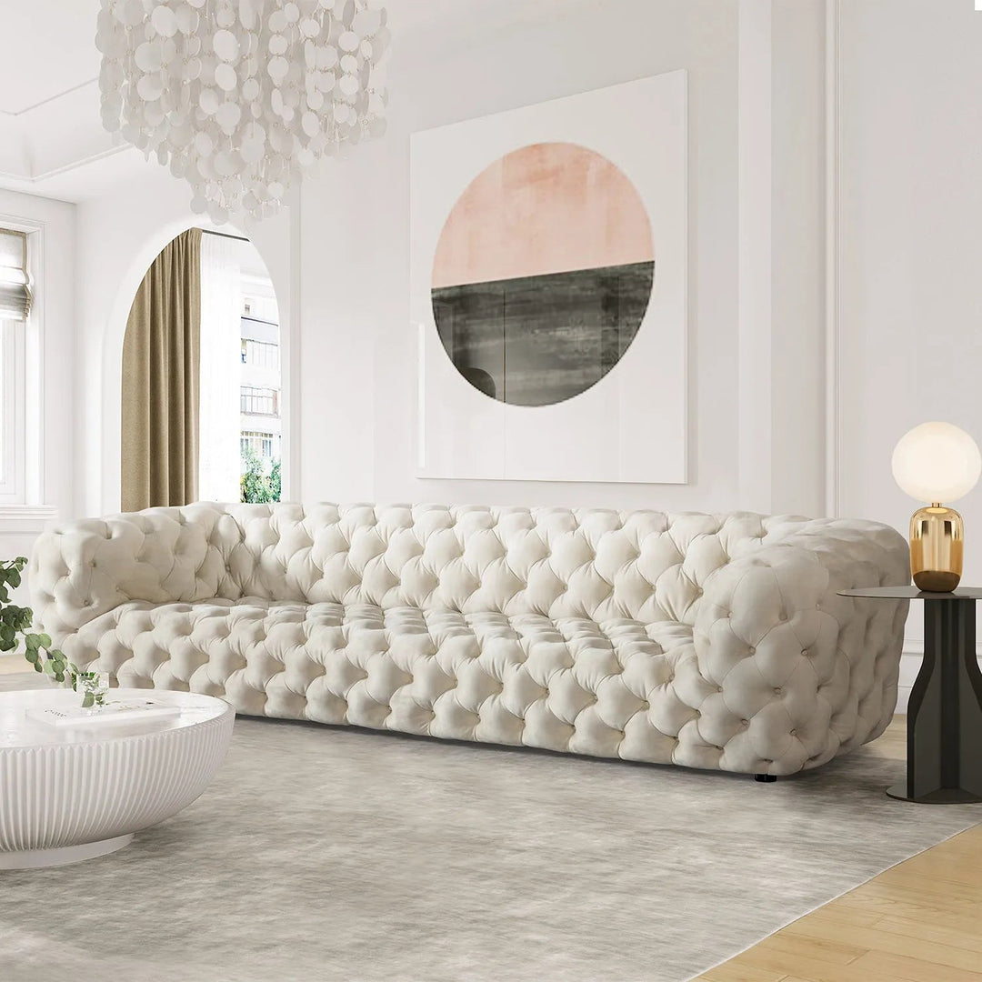 Vintage Fabric 5 Seater Sofa MOZART