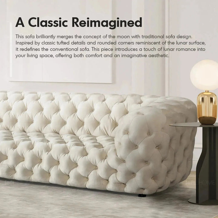 Vintage fabric 5 seater sofa mozart color swatches.