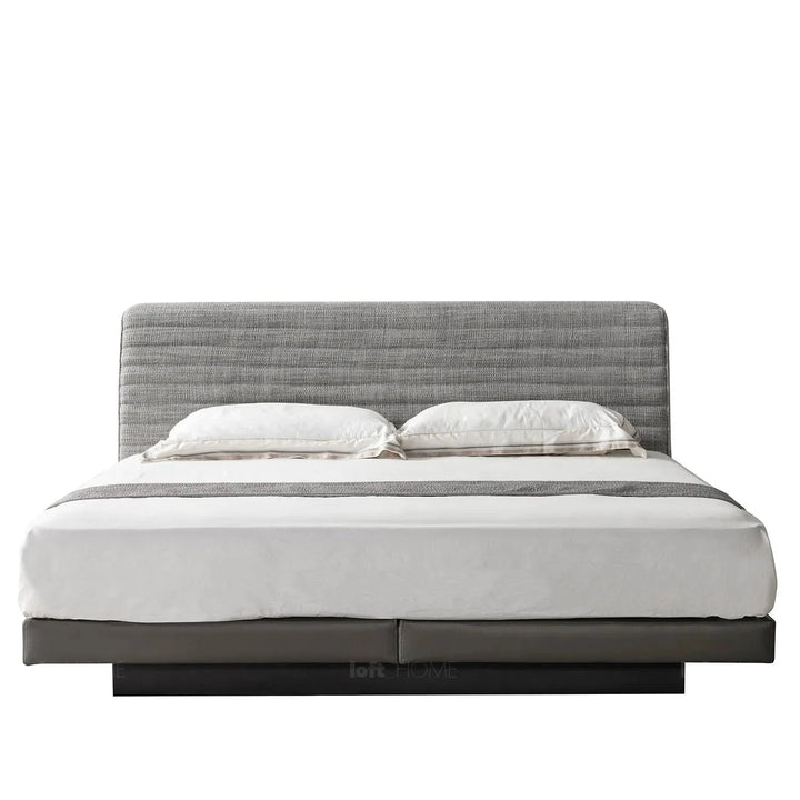 Minimalist fabric bed hoverloft conceptual design.