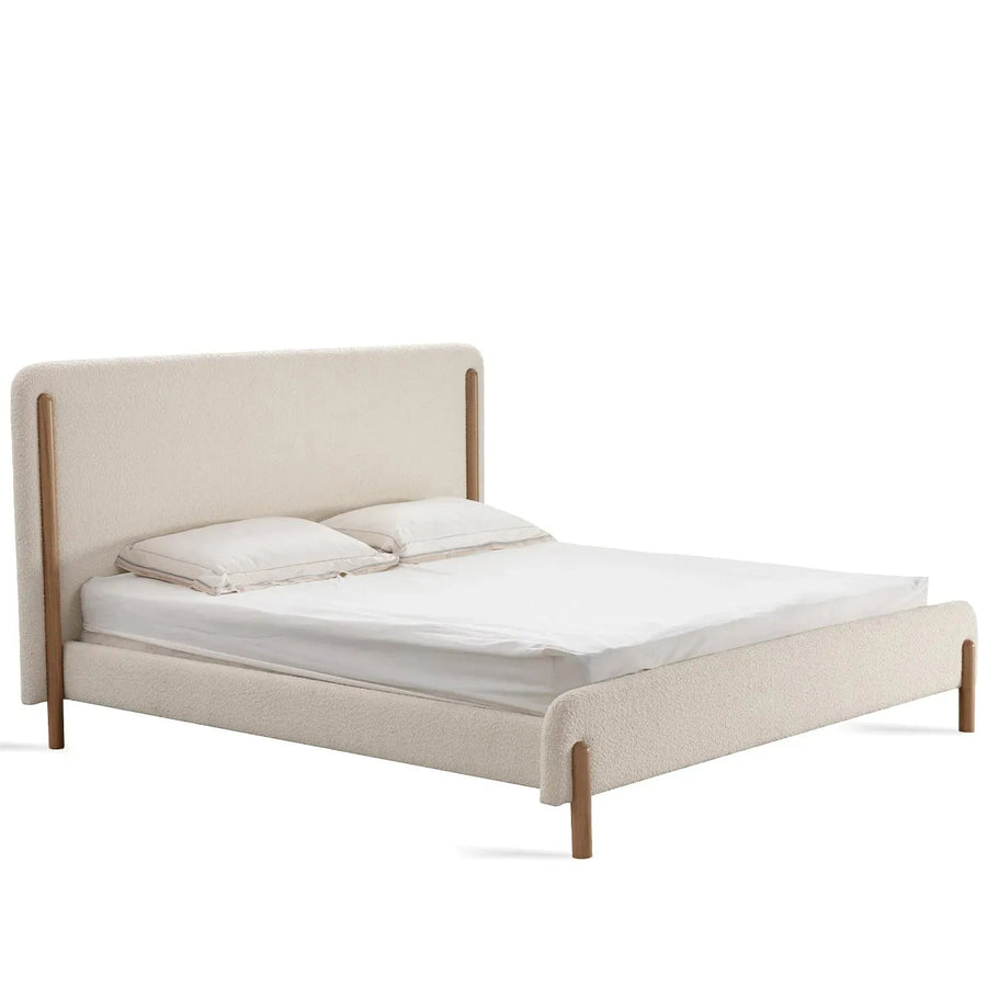 Scandinavian Fabric Bed SNOWFLUFF