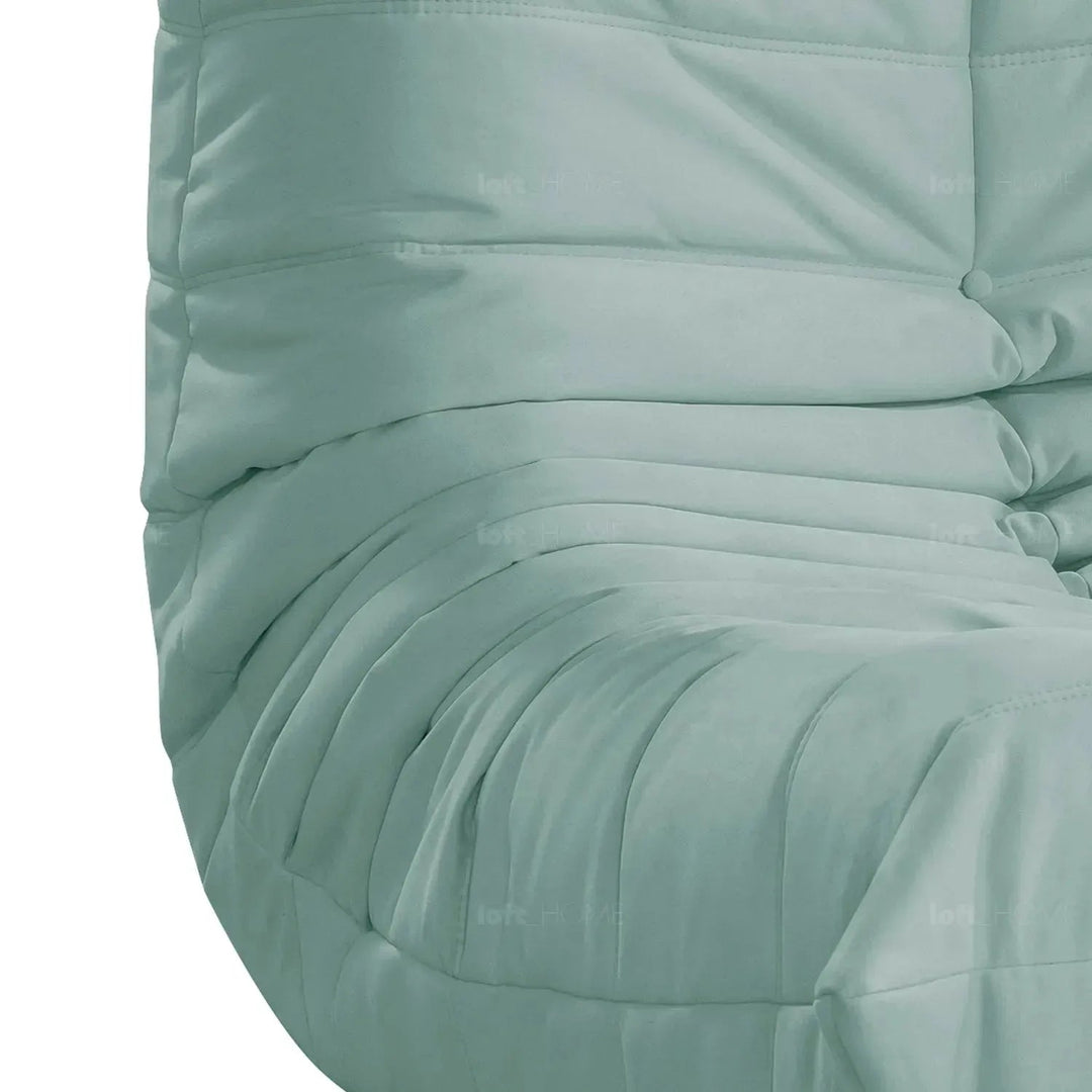 Contemporary fabric modular 1 seater sofa cater situational feels.