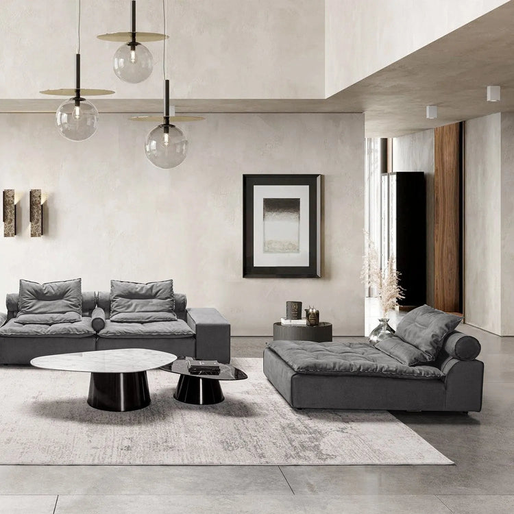 Modern Fabric Modular 1 Seater Sofa WOOLEN Good to Know Preview-1