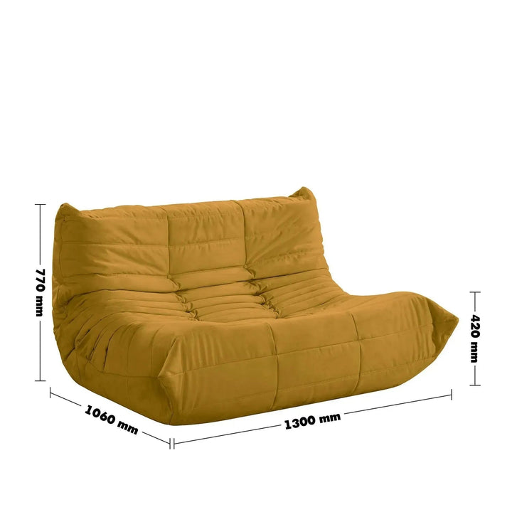 Contemporary Fabric Modular 2 Seater Sofa CATER