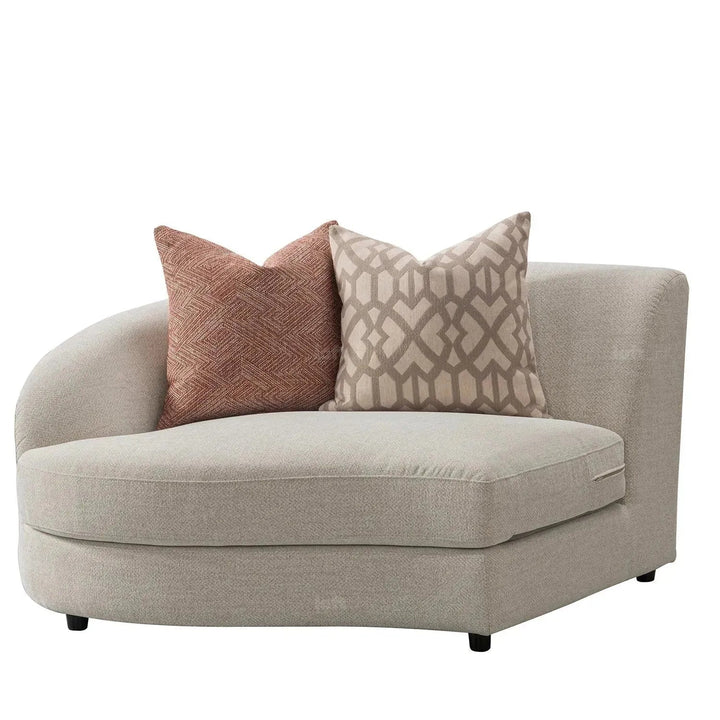 Cream Fabric Modular 4 Seater Sofa GROOVE