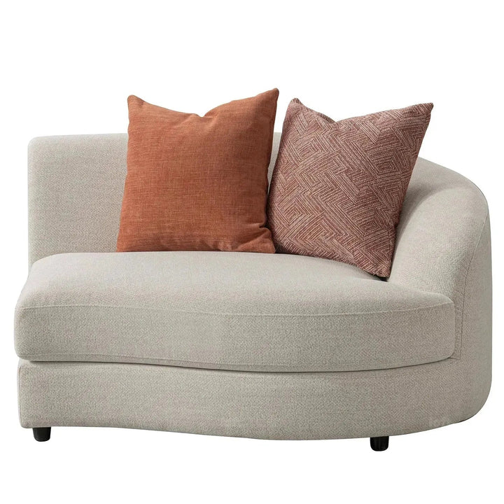 Cream Fabric Modular 4 Seater Sofa GROOVE