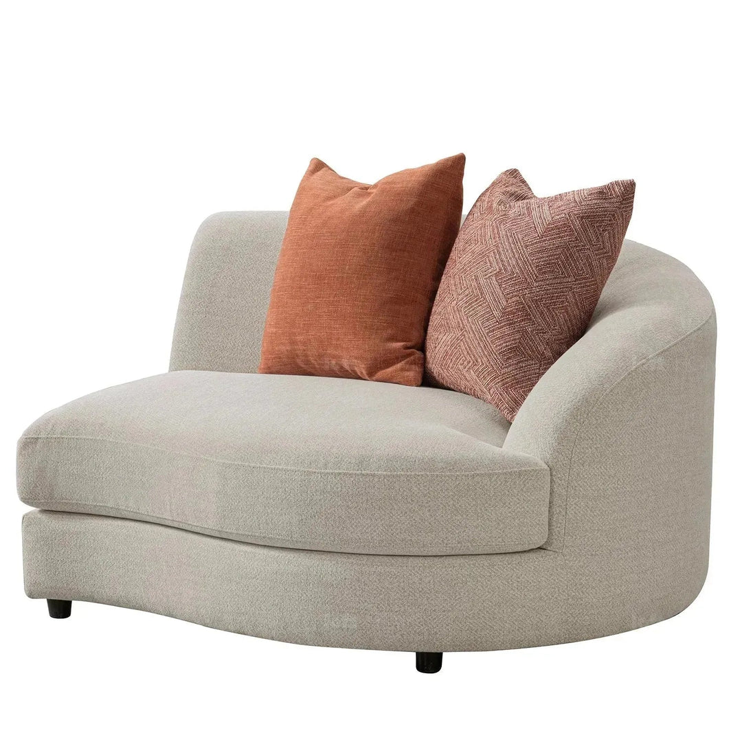 Cream Fabric Modular 4 Seater Sofa GROOVE