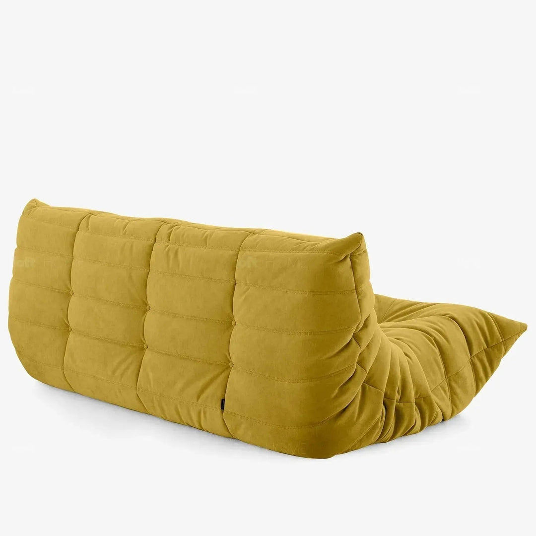 Contemporary fabric modular 3 seater sofa cater layered structure.