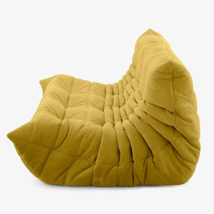 Contemporary fabric modular 3 seater sofa cater detail 1.