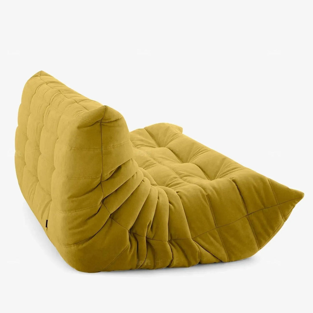 Contemporary fabric modular 3 seater sofa cater detail 3.