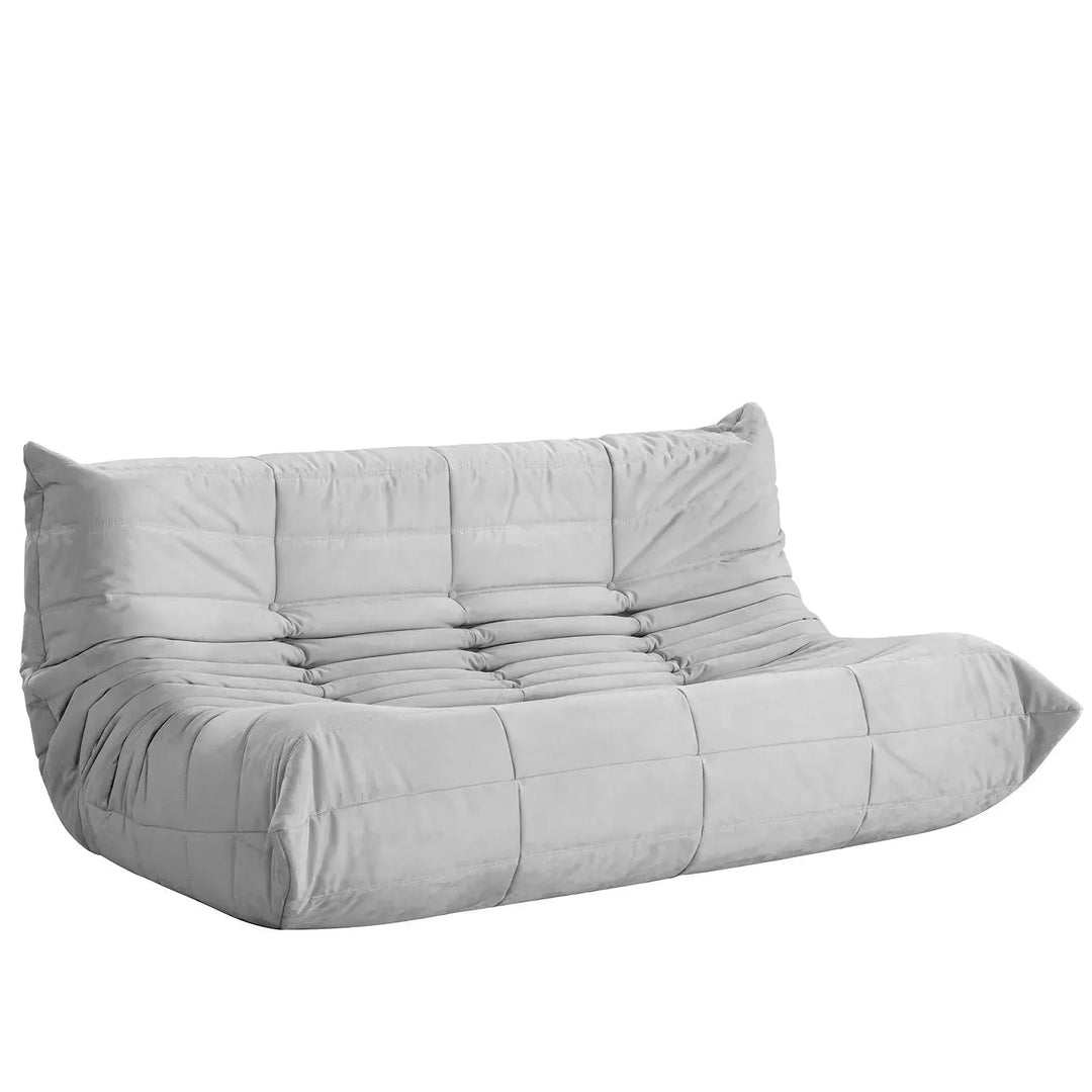 Contemporary fabric modular 3 seater sofa cater detail 4.