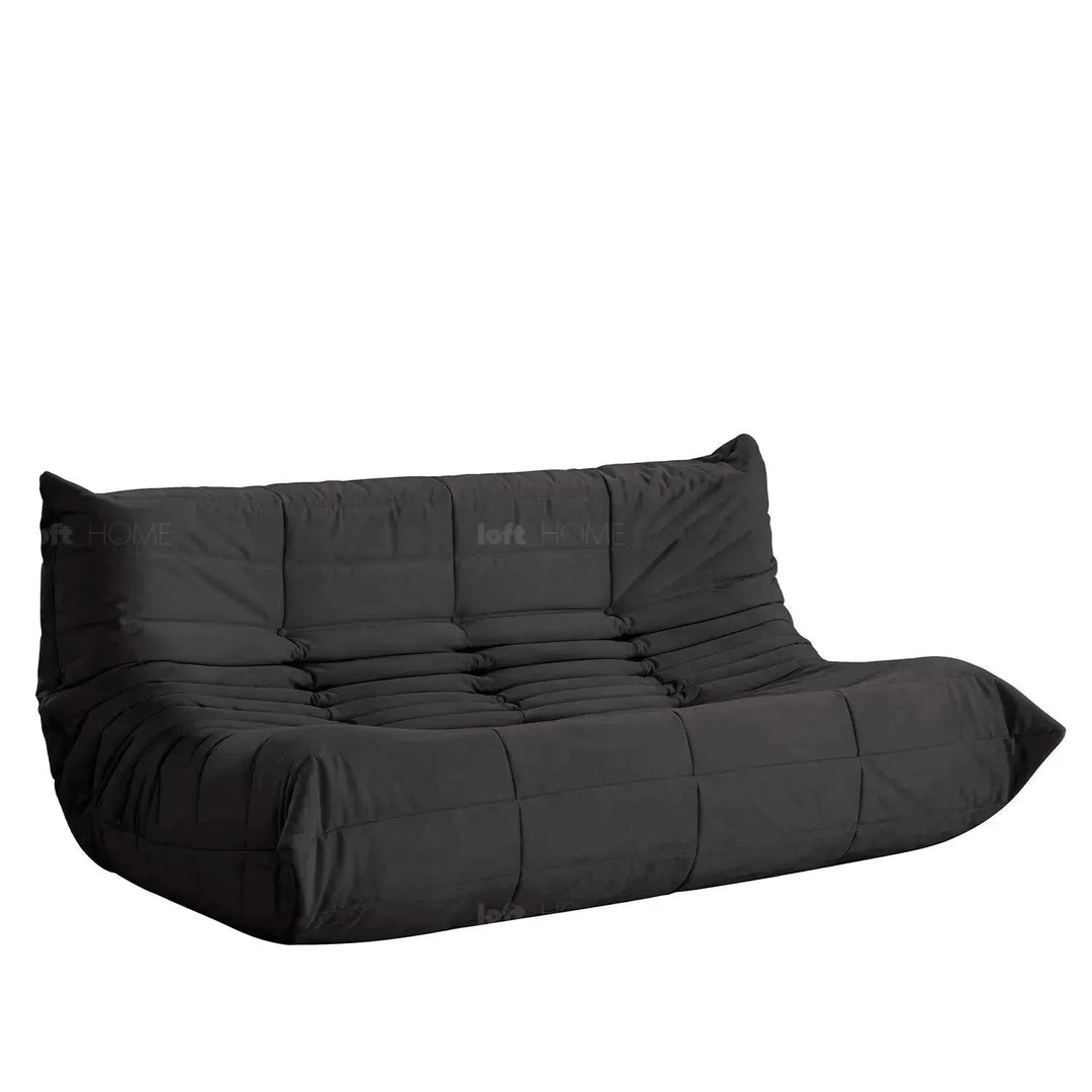 Contemporary fabric modular 3 seater sofa cater detail 5.