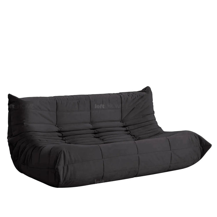 Contemporary fabric modular 3 seater sofa cater detail 5.