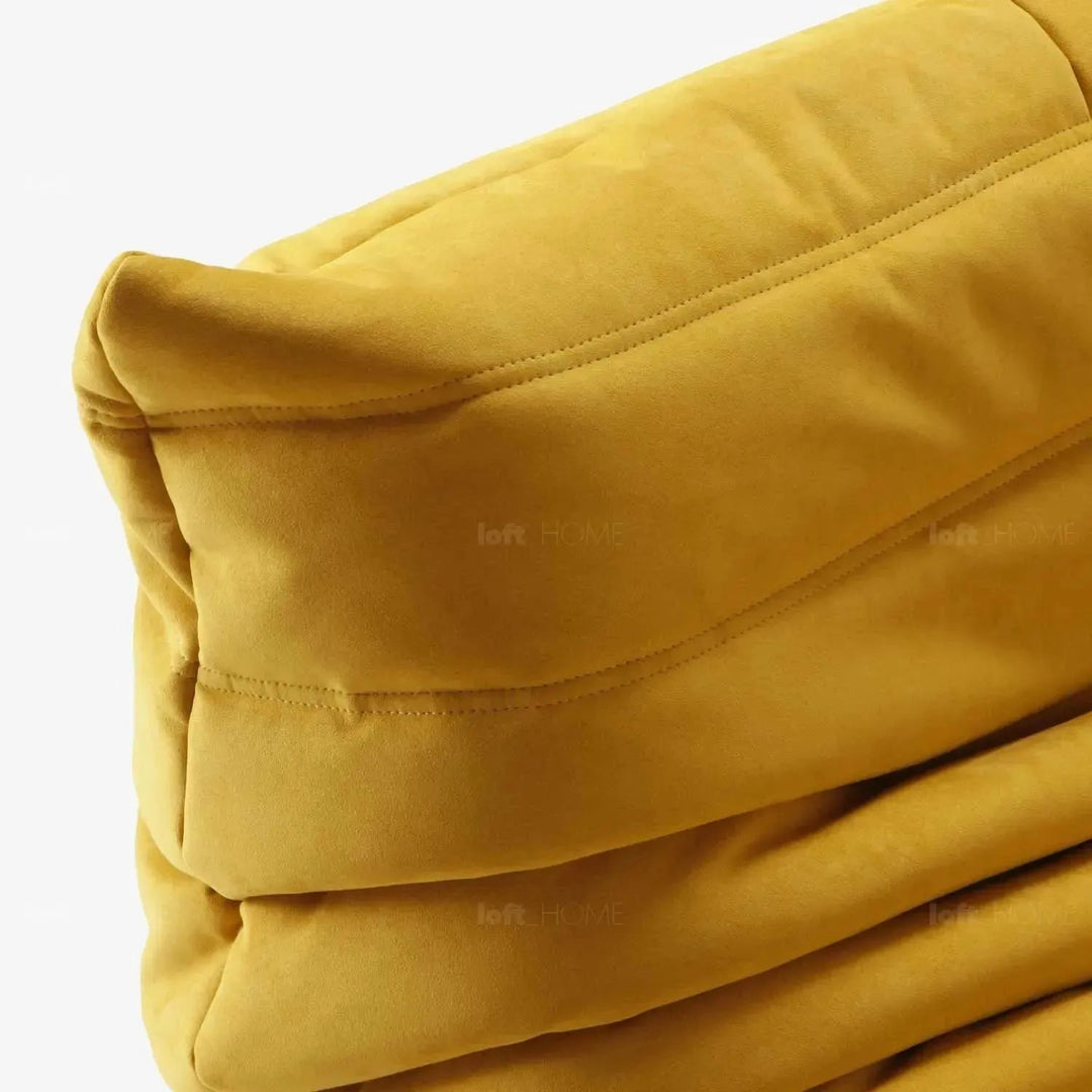 Contemporary fabric modular 3 seater sofa cater detail 8.