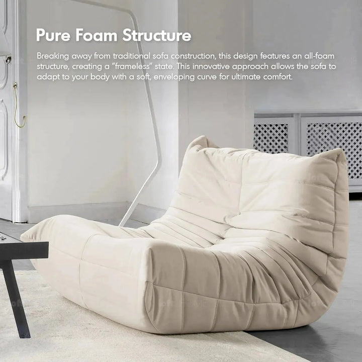 Contemporary fabric modular 3 seater sofa cater material variants.