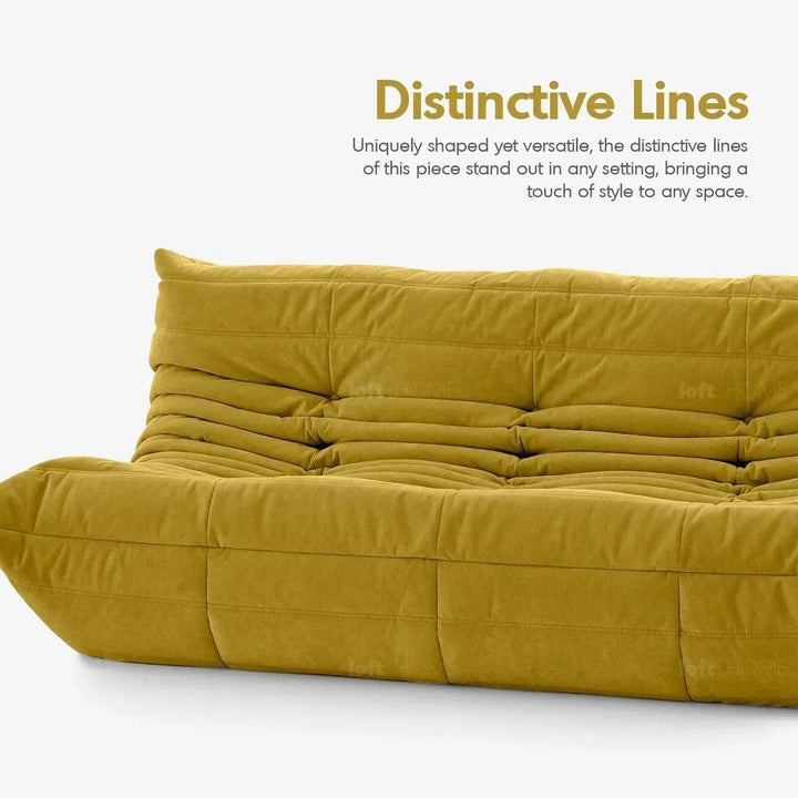 Contemporary fabric modular 3 seater sofa cater with context.