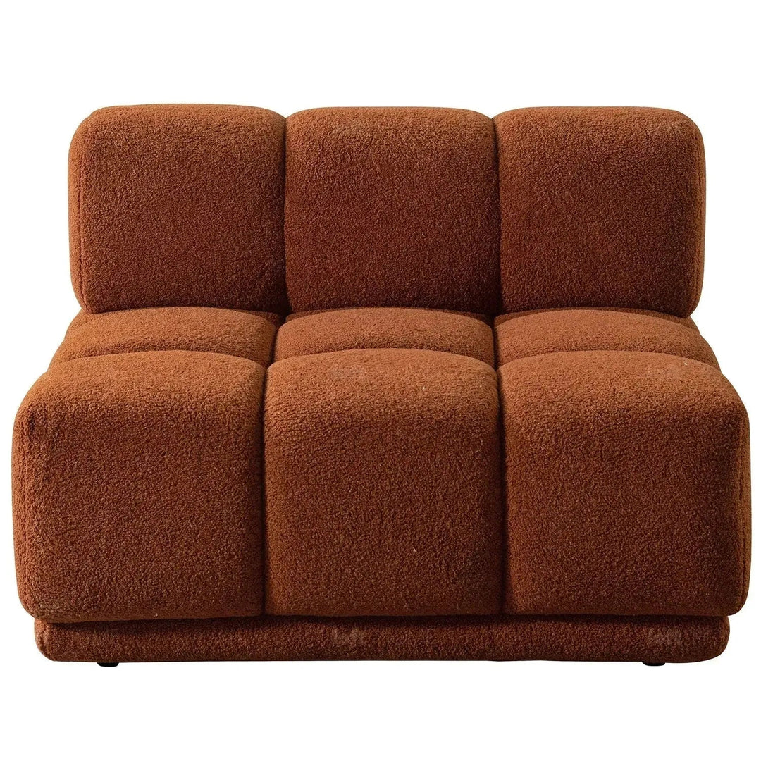Bauhaus teddy fabric modular 4 seater sofa cuboid situational feels.